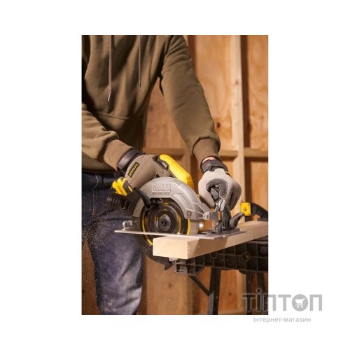 Дискова пила Stanley FatMax,18В(V20)Li-Ion,2x4Ah, 5000 об/хв, кейс, 10,71 кг (SFMCS550M2K)