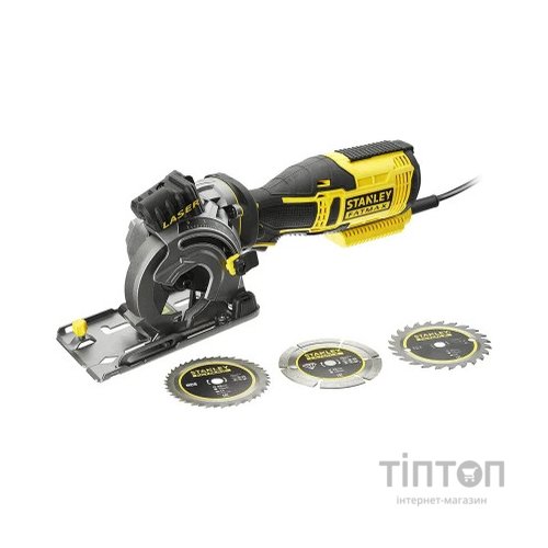 Дискова пила Stanley FatMax, 650 Вт, 4500 об/хв, диск 89 мм, 2.1 кг, кейс (FME380K)