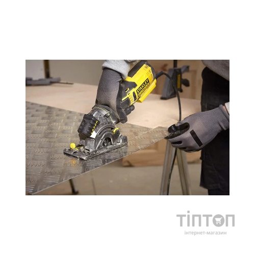 Дискова пила Stanley FatMax, 650 Вт, 4500 об/хв, диск 89 мм, 2.1 кг, кейс (FME380K)