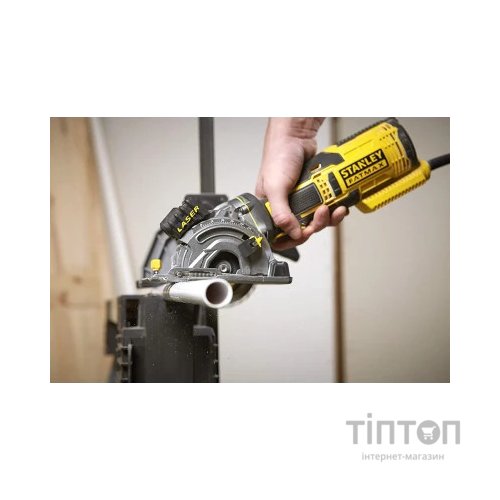 Дискова пила Stanley FatMax, 650 Вт, 4500 об/хв, диск 89 мм, 2.1 кг, кейс (FME380K)