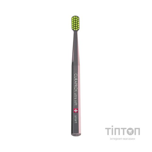 Дитяча зубна щітка Curaprox CS Smart Ultra Soft Ультрам'яка (від 5 років) Коричневий - Жовтий (CS Smart-03)