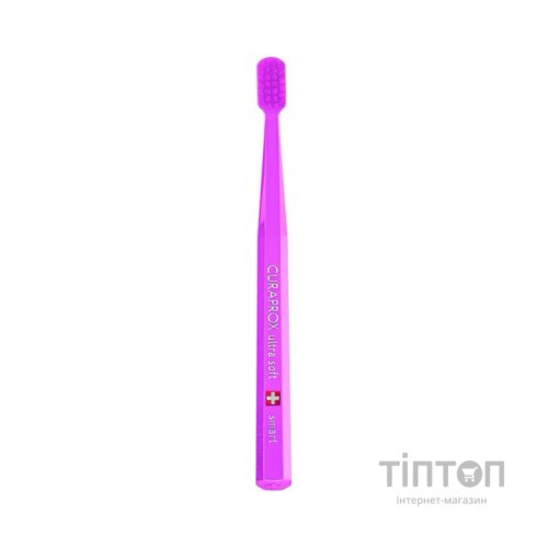 Дитяча зубна щітка Curaprox CS Smart Ultra Soft Ультрам'яка (від 5 років) Рожевий - Рожевий (CS Smart-14)