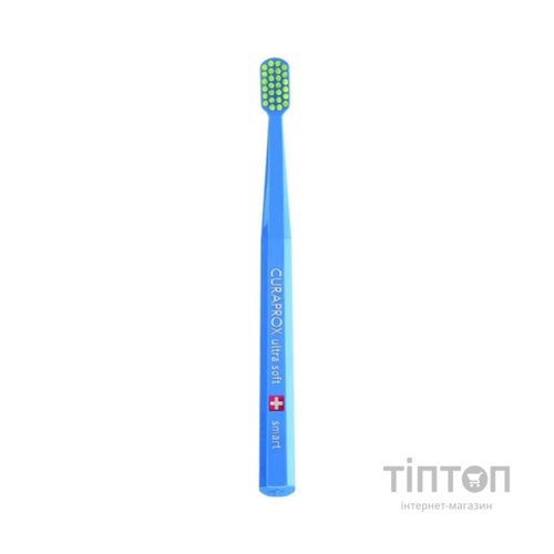Дитяча зубна щітка Curaprox CS Smart Ultra Soft Ультрам'яка (від 5 років) Синій - Салатовий (CS Smart-02)