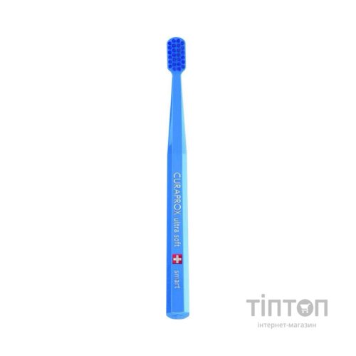 Дитяча зубна щітка Curaprox CS Smart Ultra Soft Ультрам'яка (від 5 років) Синій - Синій (CS Smart-01)