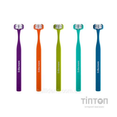 Дитяча зубна щітка Dr. Barman's Superbrush (Dentaco AG), 9603210000, тристороння (від 0-6 років), помаранчева (8.121/4)