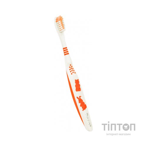 Дитяча зубна щітка Paro Swiss junior м'яка Помаранчева (7610458007426-orange)