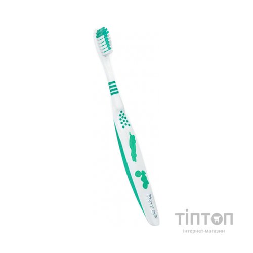 Дитяча зубна щітка Paro Swiss junior м'яка Зелена (7610458007426-green)