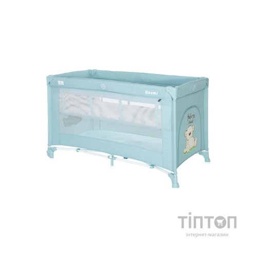 Дитячий манеж Bertoni/Lorelli NOEMI 2L blue surf teddy