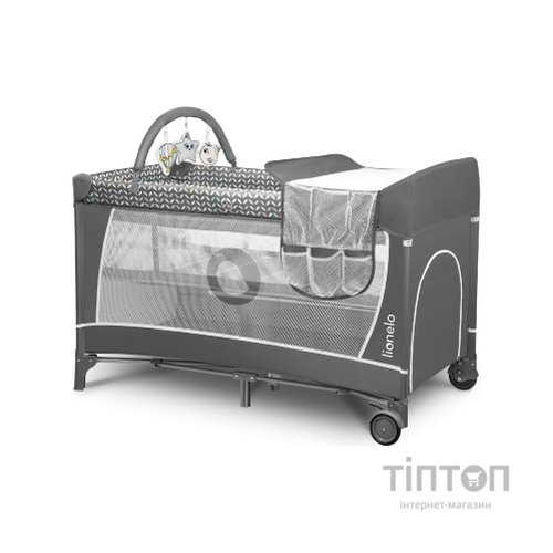 Дитячий манеж Lionelo Flower Grey Scandi (LO-FLOWER GREY SCANDI)