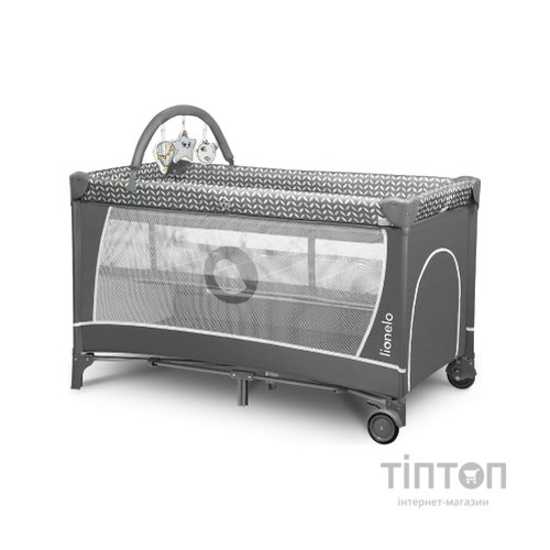 Дитячий манеж Lionelo Flower Grey Scandi (LO-FLOWER GREY SCANDI)