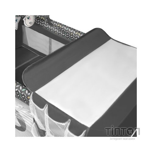 Дитячий манеж Lionelo Flower Grey Scandi (LO-FLOWER GREY SCANDI)