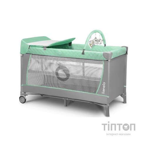 Дитячий манеж Lionelo Flower Turquoise (LO-FLOWER TURQUOISE)