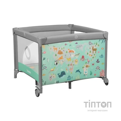 Дитячий манеж Lionelo Mille Grey Green (LO-MILLE GREY GREEN)