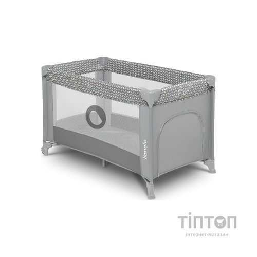 Дитячий манеж Lionelo Stefi Grey Concrete Multicolor (LO-STEFI GREY CONCRETE MULTICOLOR)