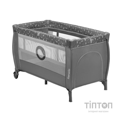 Дитячий манеж Lionelo Stefi Plus Grey White (LO-STEFI PLUS GREY WHITE)