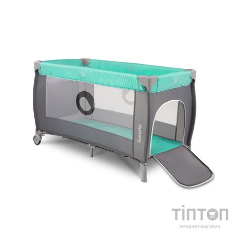 Дитячий манеж Lionelo Sven Plus Turquoise-grey (LO-SVEN PLUS TURQUOISE GREY)
