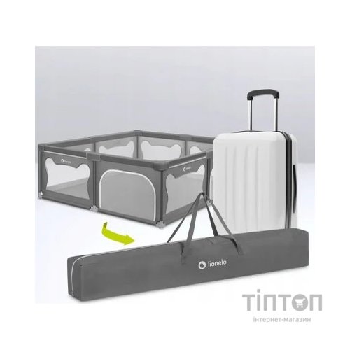 Дитячий манеж Lionelo Willow XL Grey Concrete (LO-WILLOW XL GREY CONCRETE)