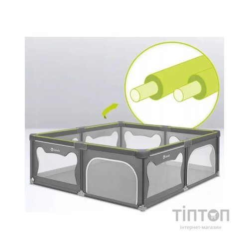Дитячий манеж Lionelo Willow XL Grey Concrete (LO-WILLOW XL GREY CONCRETE)
