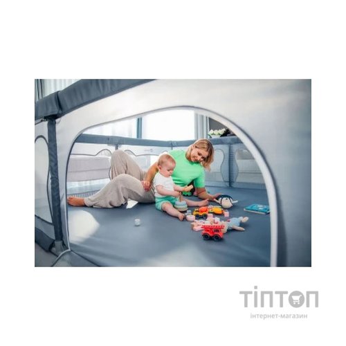 Дитячий манеж Lionelo Willow XL Grey Concrete (LO-WILLOW XL GREY CONCRETE)