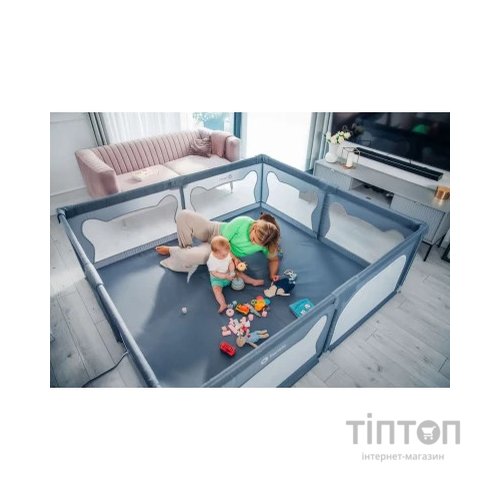 Дитячий манеж Lionelo Willow XL Grey Concrete (LO-WILLOW XL GREY CONCRETE)