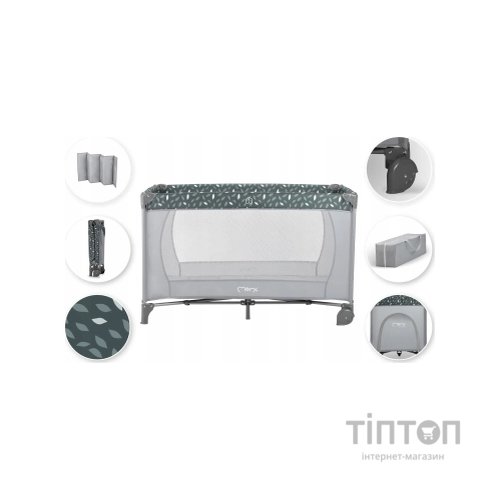 Дитячий манеж MoMi Belove колір — grey (LOZE00015)