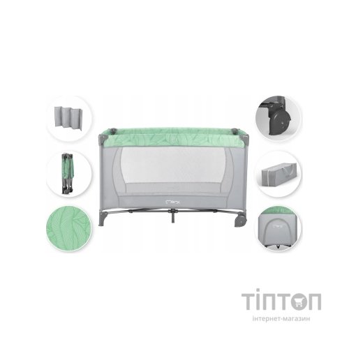 Дитячий манеж MoMi Belove колір - jade (LOZE00017)