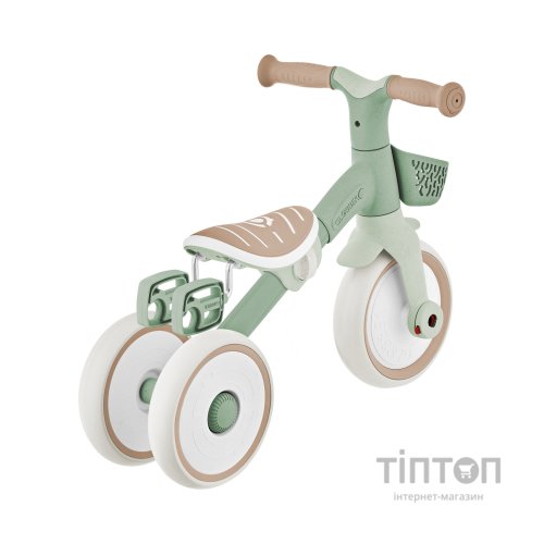 Дитячий велосипед Globber Learning trike plus 2 в 1 фісташковий (737-109)