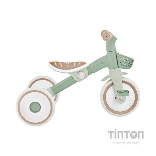 Дитячий велосипед Globber Learning trike plus 2 в 1 фісташковий (737-109)