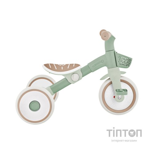 Дитячий велосипед Globber Learning trike plus 2 в 1 фісташковий (737-109)