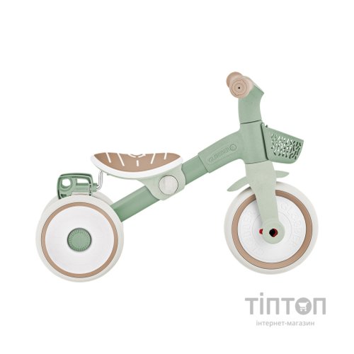 Дитячий велосипед Globber Learning trike plus 2 в 1 фісташковий (737-109)