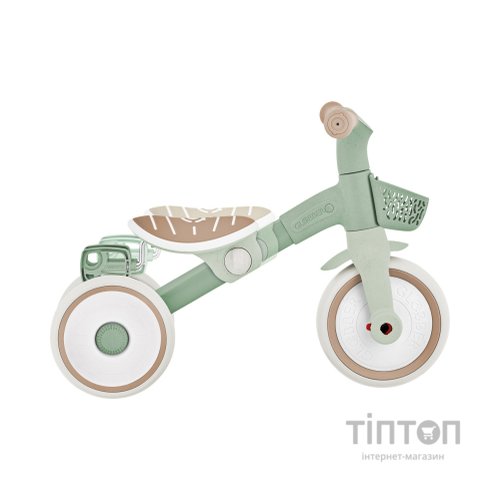 Дитячий велосипед Globber Learning trike plus 2 в 1 фісташковий (737-109)