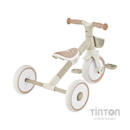 Дитячий велосипед Globber Learning trike plus 2 в 1 кокосовий (737-466)