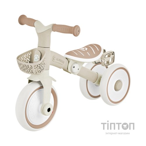 Дитячий велосипед Globber Learning trike plus 2 в 1 кокосовий (737-466)