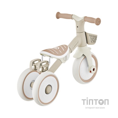 Дитячий велосипед Globber Learning trike plus 2 в 1 кокосовий (737-466)
