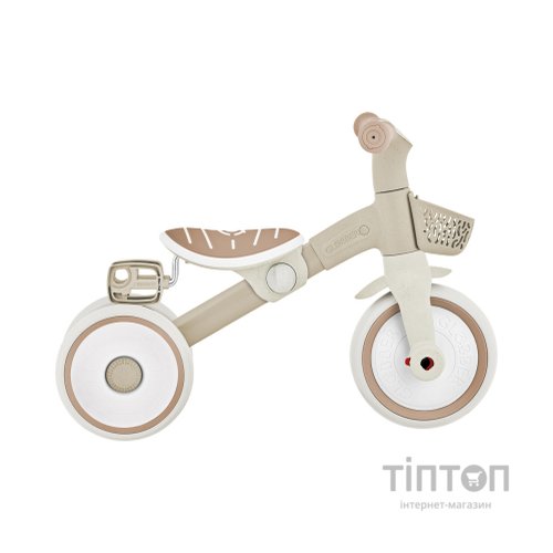Дитячий велосипед Globber Learning trike plus 2 в 1 кокосовий (737-466)