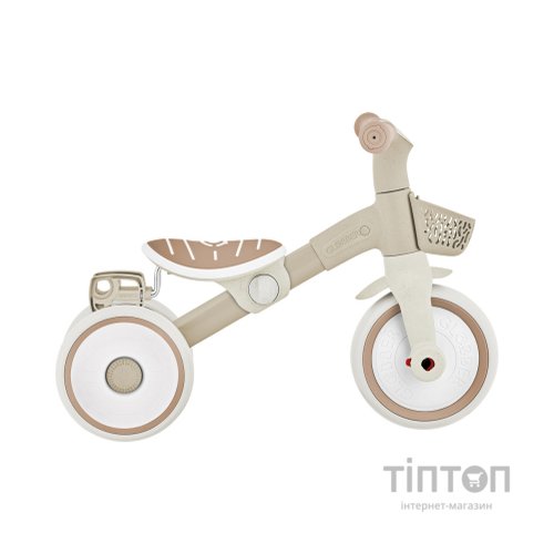 Дитячий велосипед Globber Learning trike plus 2 в 1 кокосовий (737-466)