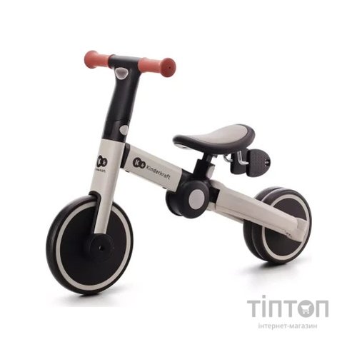 Дитячий велосипед Kinderkraft 3 в 1 4TRIKE Silver Grey (KR4TRI22GRY0000) (5902533922413)