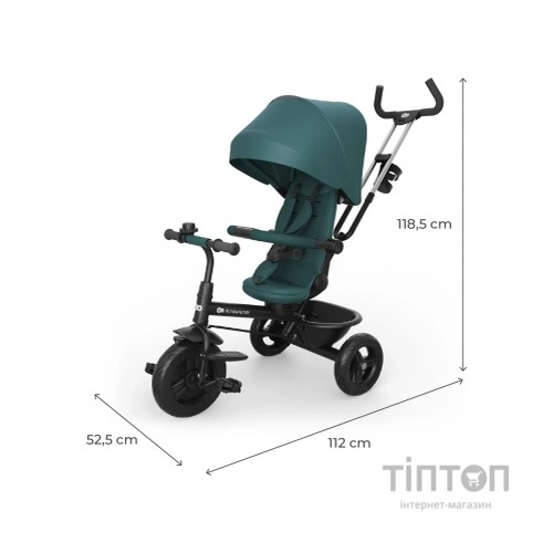 Дитячий велосипед Kinderkraft Aston 2 Plus Green (KRASTO02GREPL00) (5902533929917)