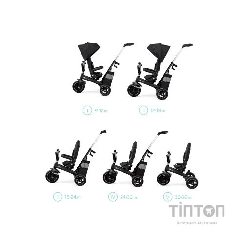 Дитячий велосипед Kinderkraft Easytwist Black (KREASY00BLK0000) (5902533920631)