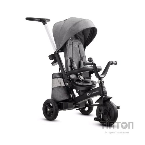 Дитячий велосипед Kinderkraft Easytwist Platinum Grey (KKRETWIGRY0000) (5902533914487)