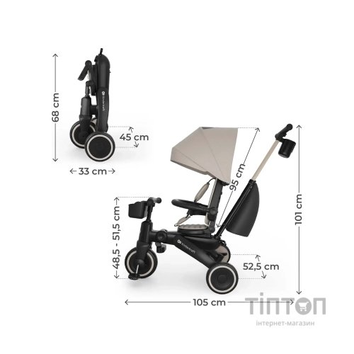 Дитячий велосипед Kinderkraft Jazz 3 Beige (KRJAZZ03BEG0000) (5902533929986)
