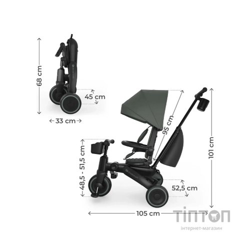 Дитячий велосипед Kinderkraft Jazz 3 Green (KRJAZZ03GRE0000) (5902533929993)