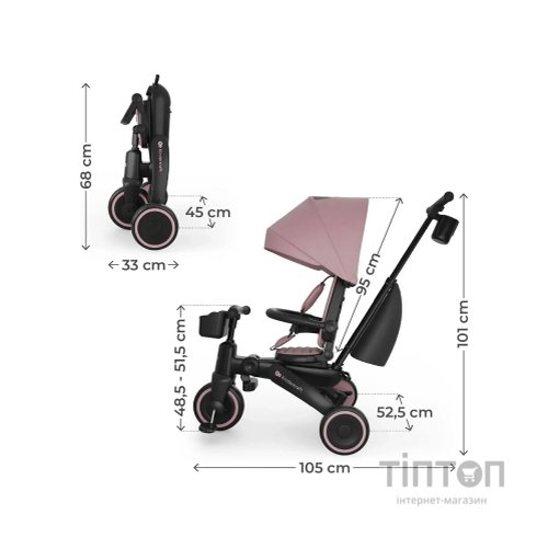 Дитячий велосипед Kinderkraft Jazz 3 Pink (KRJAZZ03PNK0000) (5902533930012)