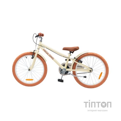 Дитячий велосипед Miqilong RM 20" бежевий (RBB-RM20-BEIGE)