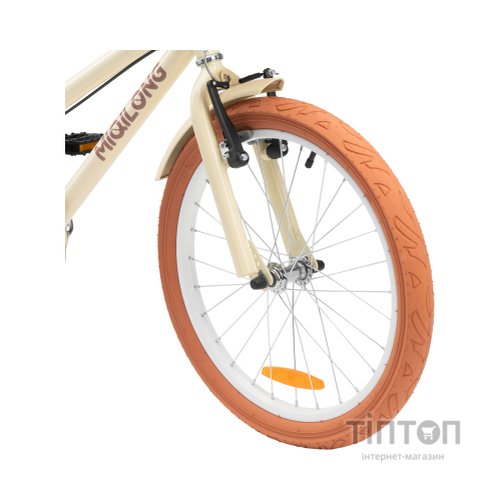 Дитячий велосипед Miqilong RM 20" бежевий (RBB-RM20-BEIGE)