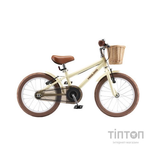 Дитячий велосипед Miqilong RM Бежевий 16" (ATW-RM16-BEIGE)