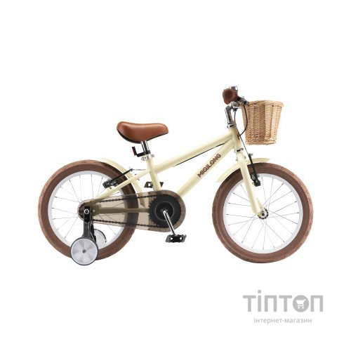 Дитячий велосипед Miqilong RM Бежевий 16" (ATW-RM16-BEIGE)