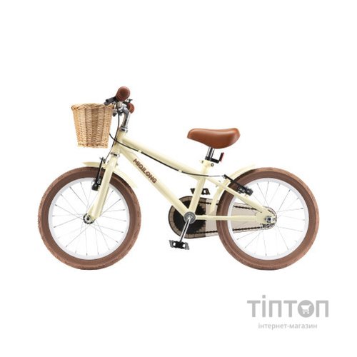 Дитячий велосипед Miqilong RM Бежевий 16" (ATW-RM16-BEIGE)