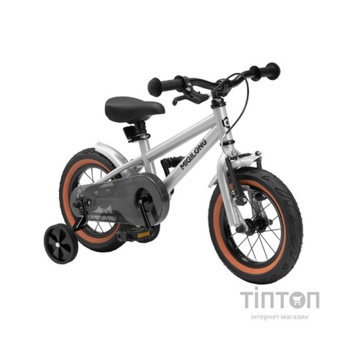 Дитячий велосипед Miqilong ST 12" сріблий (RBB-ST12-SILVER)