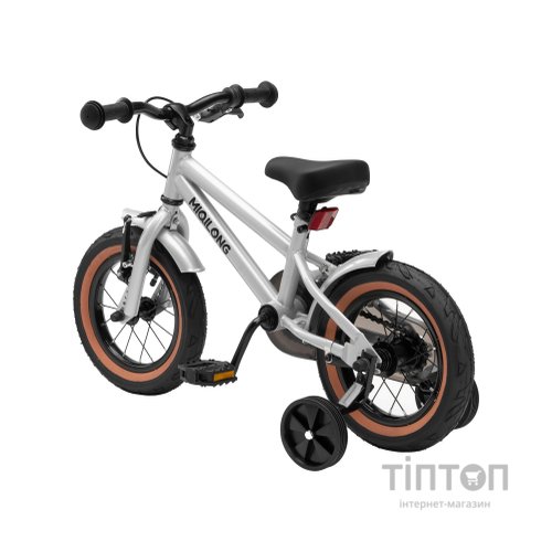 Дитячий велосипед Miqilong ST 12" сріблий (RBB-ST12-SILVER)